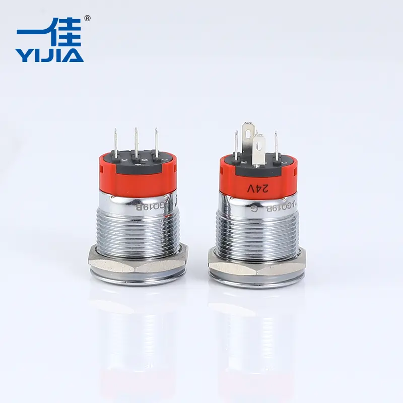 Momental push -knappomkopplare