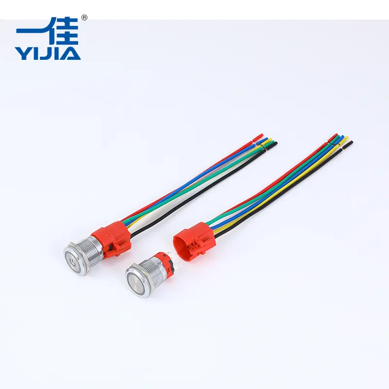 Momental push -knappomkopplare